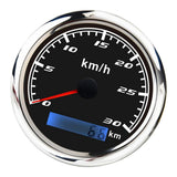 Maxbell Marine Car Digital GPS Speedometer Gauge 0-30 km/h Pulse Signal Black