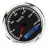 Maxbell Marine Car Digital GPS Speedometer Gauge 0-30 km/h Pulse Signal Black
