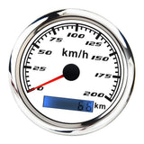 Maxbell Marine Car Digital GPS Speedometer Gauge 0-200 km/h Pulse Signal White