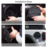 Max Gas Cap Fuel Door Gas Tank Cover for Jeep Wrangler JL 2-Door 4-Door 2018 19