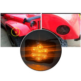 Max 1 Pair Amber Front Fender Side Parking Light for Jeep Wrangler JK 2007-2017