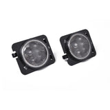 Max 1 Pair Amber Front Fender Side Parking Light for Jeep Wrangler JK 2007-2017