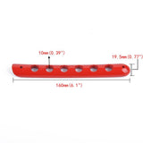 Max 5pieces Front&Back Red Door Grab Handle Cover For Jeep Wrangler JK 4 doors