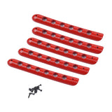 Max 5pieces Front&Back Red Door Grab Handle Cover For Jeep Wrangler JK 4 doors