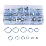 Maxbell Double Ear Clamps O Clips Mikalor Water Fuel Air Hose Assortment Box x128
