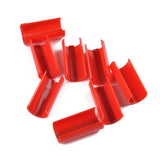 Maxbell Red Car Door Hinge Cover Protector Trim Exterior Decor For Jeep Wrangler JL