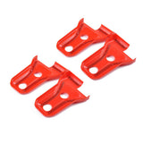 Maxbell Red Car Door Hinge Cover Protector Trim Exterior Decor For Jeep Wrangler JL