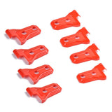 Maxbell Red Car Door Hinge Cover Protector Trim Exterior Decor For Jeep Wrangler JL