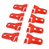 Maxbell Red Car Door Hinge Cover Protector Trim Exterior Decor For Jeep Wrangler JL