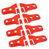 Maxbell Red Car Door Hinge Cover Protector Trim Exterior Decor For Jeep Wrangler JL
