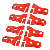 Maxbell Red Car Door Hinge Cover Protector Trim Exterior Decor For Jeep Wrangler JL