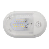 Max RV LED 12v SINGLE Dome Light Ceiling Fixture Camper Trailer Marine Motorhome