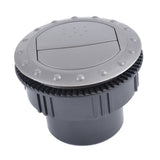 Maxbell Car Round Air Conditioning Outlet Vent ABS Front 60mm RV Air Outlet Gray