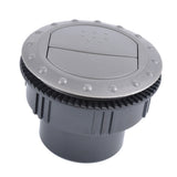 Maxbell Car Round Air Conditioning Outlet Vent ABS Front 60mm RV Air Outlet Gray