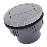Maxbell Car Round Air Conditioning Outlet Vent ABS Front 60mm RV Air Outlet Gray