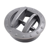 Maxbell Car Round Air Conditioning Outlet Vent ABS Front 60mm RV Air Outlet Gray