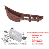 Maxbell Power Window Control Switch Panel For BMW 5 Series 520 523 525 F10 F11 Brown