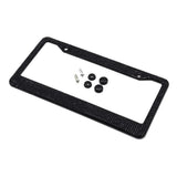 Maxbell Chrome Diamonds/Crystals Bling Metal Car License Plate Frame  Black