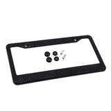Maxbell Chrome Diamonds/Crystals Bling Metal Car License Plate Frame  Black
