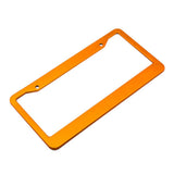 Maxbell Metal Aluminium Alloy Anodized Car License plate frame holder Blank Gold