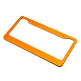 Maxbell Metal Aluminium Alloy Anodized Car License plate frame holder Blank Gold
