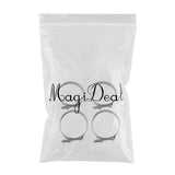 Maxbell 4X 79-87MM Stainless Steel T-Bolt Clamps Turbo Intake Silicone Hose Clamps