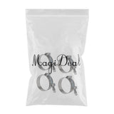 Maxbell 4X 95-103MM Stainless Steel T-Bolt Clamps Turbo Intake Silicone Hose Clamps