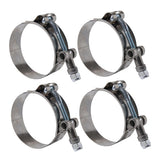 Maxbell 4X 95-103MM Stainless Steel T-Bolt Clamps Turbo Intake Silicone Hose Clamps