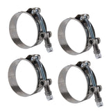 Maxbell 4X 95-103MM Stainless Steel T-Bolt Clamps Turbo Intake Silicone Hose Clamps