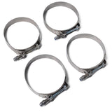 Maxbell 4X 95-103MM Stainless Steel T-Bolt Clamps Turbo Intake Silicone Hose Clamps