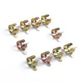 Maxbell 100pcs 6-15mm Car Spring Clip Fuel Line Hose Pipe Air Tube Clamp Fastener