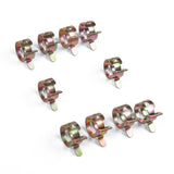Maxbell 100pcs 6-15mm Car Spring Clip Fuel Line Hose Pipe Air Tube Clamp Fastener