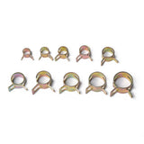 Maxbell 100pcs 6-15mm Car Spring Clip Fuel Line Hose Pipe Air Tube Clamp Fastener