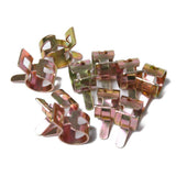 Maxbell 100pcs 6-15mm Car Spring Clip Fuel Line Hose Pipe Air Tube Clamp Fastener