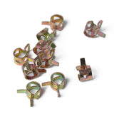 Maxbell 100pcs 6-15mm Car Spring Clip Fuel Line Hose Pipe Air Tube Clamp Fastener