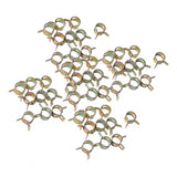 Maxbell 100pcs 6-15mm Car Spring Clip Fuel Line Hose Pipe Air Tube Clamp Fastener