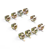 Maxbell 100pcs 6-15mm Car Spring Clip Fuel Line Hose Pipe Air Tube Clamp Fastener