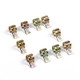 Maxbell 100pcs 6-15mm Car Spring Clip Fuel Line Hose Pipe Air Tube Clamp Fastener