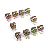 Maxbell 100pcs 6-15mm Car Spring Clip Fuel Line Hose Pipe Air Tube Clamp Fastener