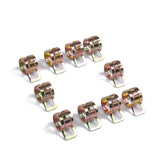 Maxbell 100pcs 6-15mm Car Spring Clip Fuel Line Hose Pipe Air Tube Clamp Fastener