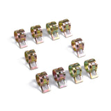 Maxbell 100pcs 6-15mm Car Spring Clip Fuel Line Hose Pipe Air Tube Clamp Fastener