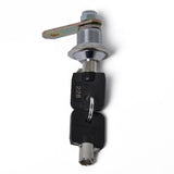 Max 1-1/8 Tubular Cam Lock 180Deg &2Key Pull Drawer Cabinet Toolbox Replacement