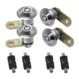 Max 1-1/8 Tubular Cam Lock 180Deg &2Key Pull Drawer Cabinet Toolbox Replacement