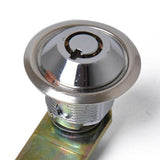 Max 1-1/8 Tubular Cam Lock 180Deg &2Key Pull Drawer Cabinet Toolbox Replacement
