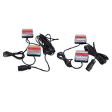 Max 12V Waterproof LED Trailer Lights Stop/Indicator/Tail Light Kit Red+Yellow