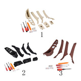 Max 7PCS Door Handle Window Switch Panel Interior Button Frame for BMW Beige