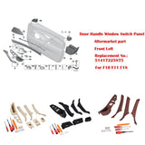Max 7PCS Door Handle Window Switch Panel Interior Button Frame for BMW Beige