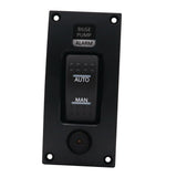 Max Marine Boat Bilge Pump Switch Panel Deck Cleaning Control Panel with Alarm