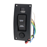 Max Marine Boat Bilge Pump Switch Panel Deck Cleaning Control Panel with Alarm