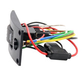 Max Marine Boat Bilge Pump Switch Panel Deck Cleaning Control Panel with Alarm